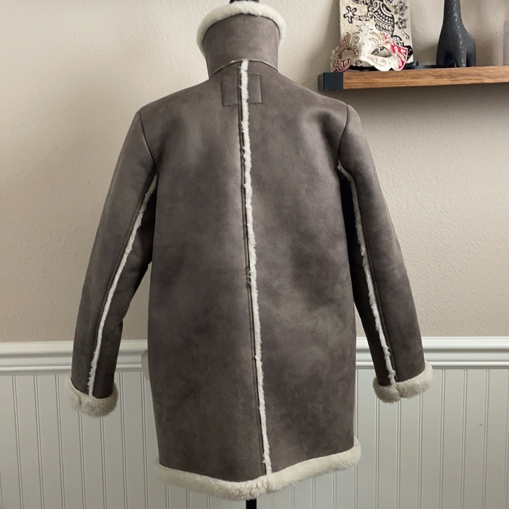 Winter leather coat - Picture 11 of 15